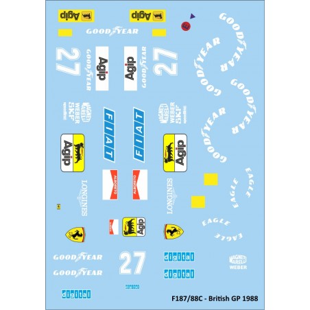 Mitoos M570 Calcas slot F1 Ferrari British GP n27