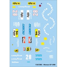 Mitoos M573 Calcas slot F1 Ferrari Monaco GP n28 Berger