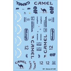 Mitoos M577 Calcas slot F1 Lotus 99T Mónaco GP n12 Senna