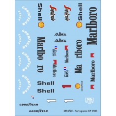 Mitoos M580 Calcas slot F1 McLaren MP4-2C Portuguese GP n1 Prost