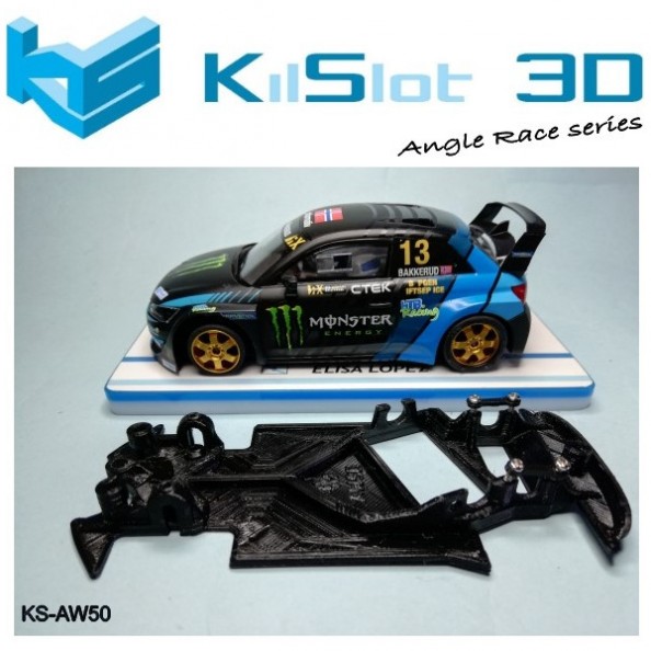 Kislot KS-AW50 Chasis angular RACE SOFT Audi S1 WRX SCX