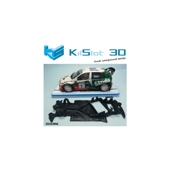Kislot KS-DCW4A Chasis angular DUAL COMP Skoda Fabia WRC SCX