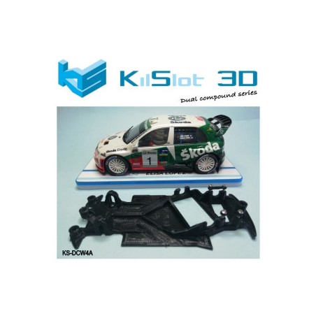 Kislot KS-DCW4A Chasis angular DUAL COMP Skoda Fabia WRC SCX