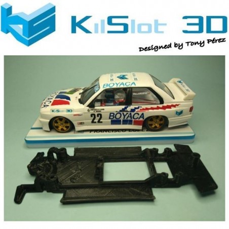 KILSLOT KS-CM3B CHASIS 3D LINEAL BLACK BMW M3 E30 FLY