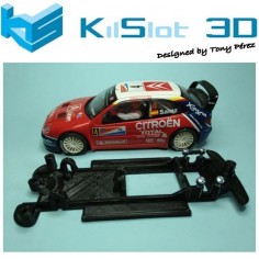 KILSLOT KS-CX2B CHASIS 3D LINEAL BLACK CITROEN XSARA WRC SCX