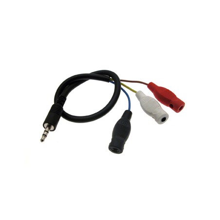 DS-0091 Adaptador mando bananas hembra pista ninco/superslot jack 3.5mm
