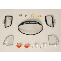 Slot.it SI-CS05V Cristales y faros Sauber C9