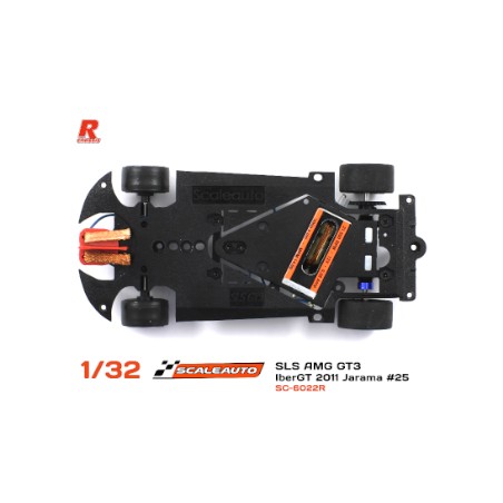 Scaleauto SC-6022R Mercedes SLS AMG GT3 IberGT Jarama 2011