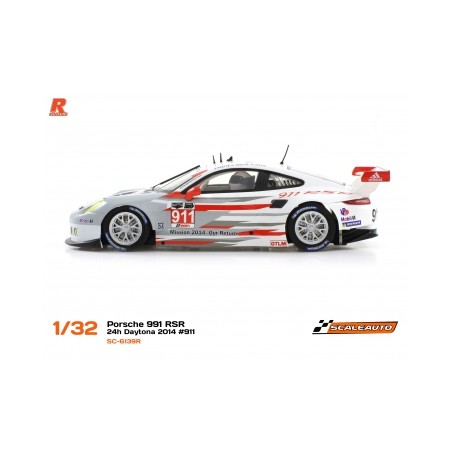 Scaleauto SC-6139R Porsche 991 RSR GT3 24h Daytona 2014