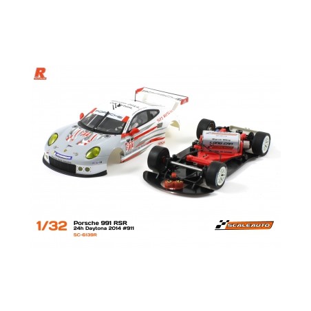 Scaleauto SC-6139R Porsche 991 RSR GT3 24h Daytona 2014
