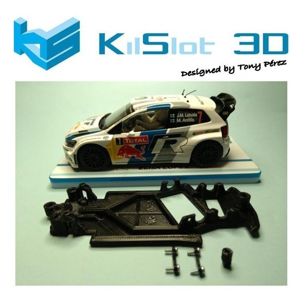 KILSLOT KS-AP2S CHASIS 3D ANGULAR RACE SOFT 2017 VOLKSWAGEN POLO WRC SUPERSLOT