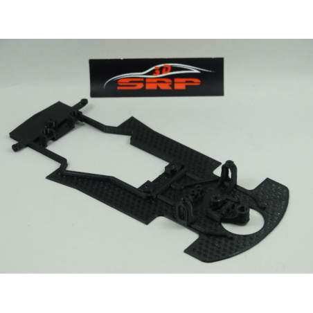 3DSRP 001023 CHASIS 3D LAMBO BLACK BULL BLACK ARROW
