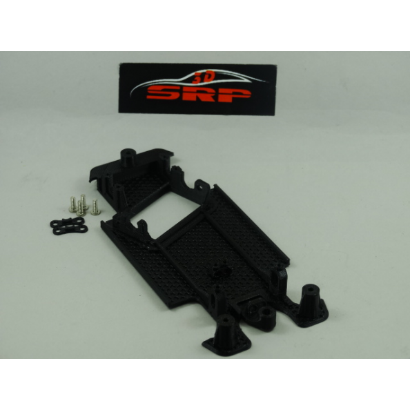 3D SRP 001124WSC Chasis 3d Ford RS200 monoblock en ángulo Scaleauto