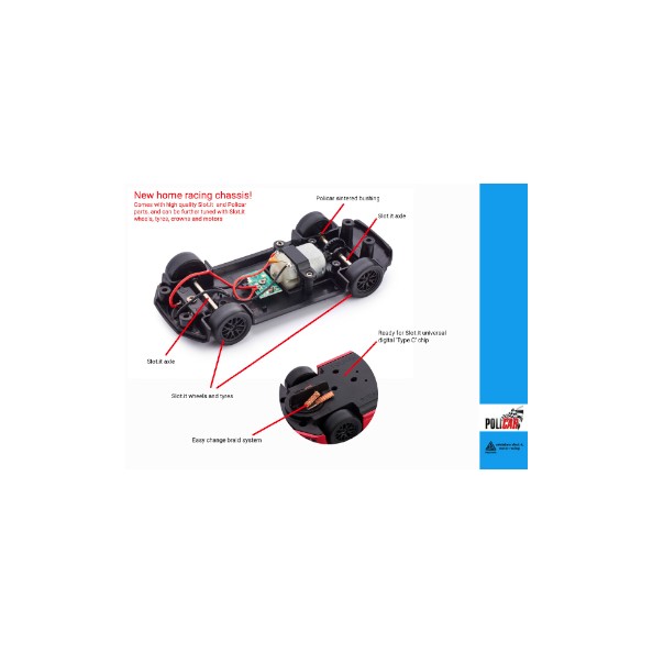 Policar PO-CT01U Subaru BRZ Azul Claro luces delanteras