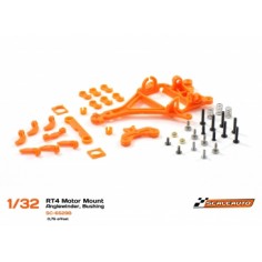Scaleauto SC-6529B Soporte motor AW RT-4 Offset 0.75 GT para rotulas esféricas