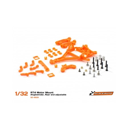 Scaleauto SC-6531 Soporte motor AW RT-4 Offset 0.75 GT