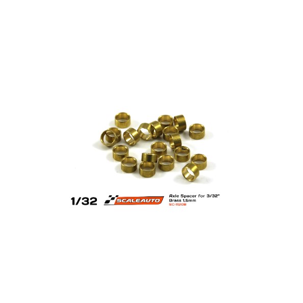Scaleauto SC-1120B Separadores eje bronce 1.5mm