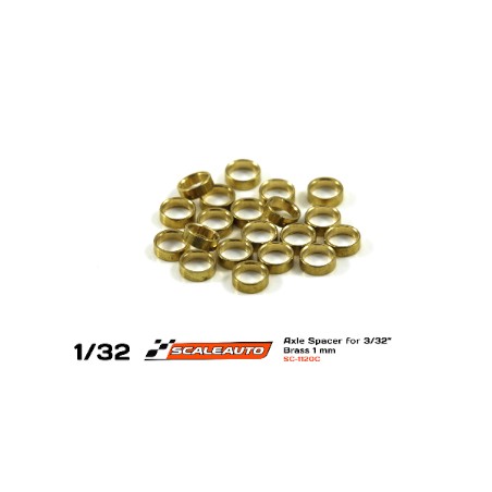 Scaleauto SC-1120C Separadores eje bronce 1mm