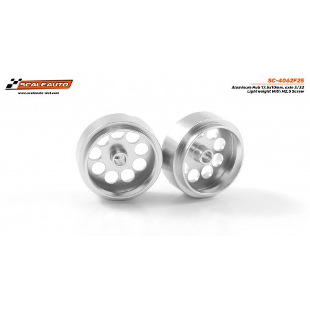 Scaleauto SC-4062F25 llanta aluminio aligerada 17.5x10