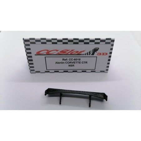 CC Slot CC-6018 Alerón goma flexible Corvette C7R NSR