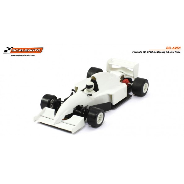 Scaleauto SC-6251 Formula 90-97 kit en blanco morro bajo
