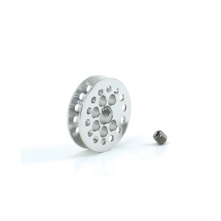 SCALEAUTO SC-1724B POLEA DENTADA 14 DIENTES PLATA