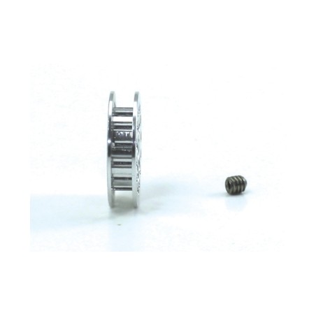 SCALEAUTO SC-1724B POLEA DENTADA 14 DIENTES PLATA