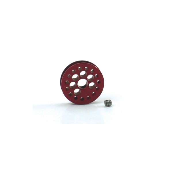 SCALEAUTO SC-1725B POLEA DENTADA 15 DIENTES P/CORREA 1.8MM. EJE 3MM CON TORNILLO M2.