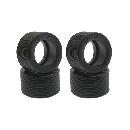 SCALEAUTO SC-4730 NEUMÁTICOS GOMA RT 24X12mm RAYADO