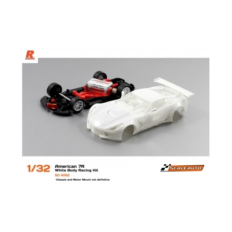 SCALEAUTO SC-6152 A7R GT3 WHITE RACING KIT ANGLEWINDER