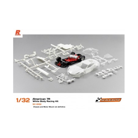SCALEAUTO SC-6152 A7R GT3 WHITE RACING KIT ANGLEWINDER