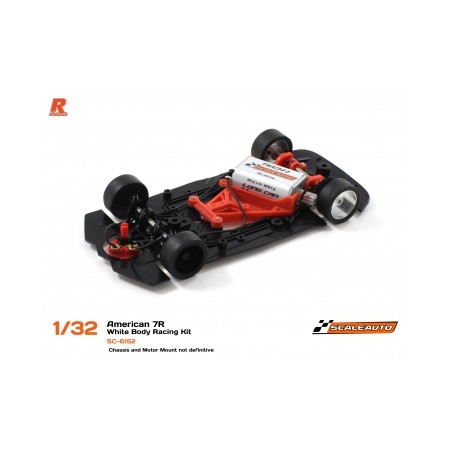 SCALEAUTO SC-6152 A7R GT3 WHITE RACING KIT ANGLEWINDER