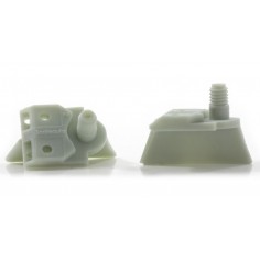 Scaleauto sc-1622b guía pista madera 9,1 mm (2ud)