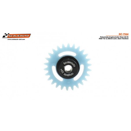 Scaleauto SC-1166R Corona 26 dientes ángulo nylon