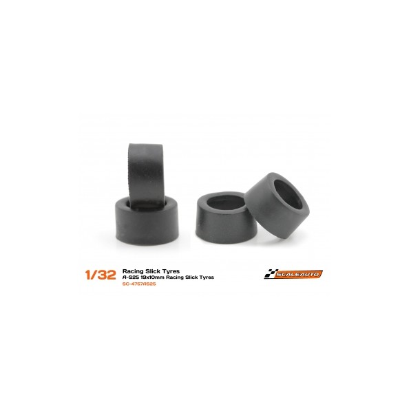 Scaleauto 4757AS25 Neumaticos GOMA A-S25 19x10 RACING SLICK