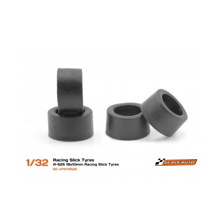 Scaleauto 4757AS25 Neumaticos GOMA A-S25 19x10 RACING SLICK