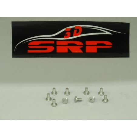 3d SRP 018034 Tornillo M2x4mm cabeza extra plana Torx