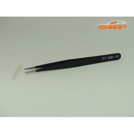 3DSRP 6PR Pinzas rectas negras