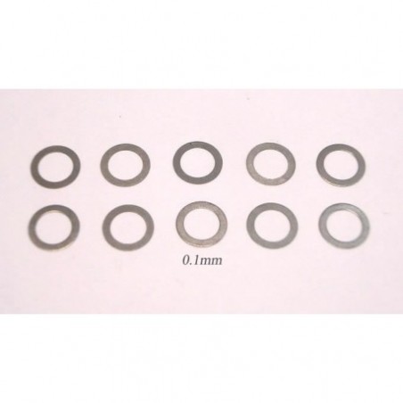 Tectime TT096 Separadores metal 0.1mm para guía 1/32