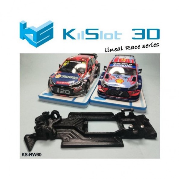 Kilslot KS-RW60 Chasis 3d lineal RACE SOFT Hyundai I20 Scalextric