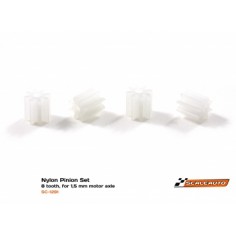 SCALEAUTO SC-1291 PIÑÓN 8 DIENTES M50 POLIAMIDA PARA EJE 1,5MM