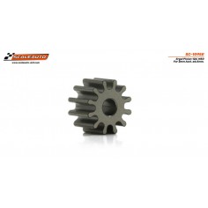 Scaleauto SC-1095E Piñón 12 dientes ergal diam 6.5mm