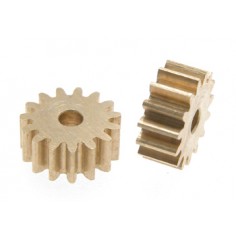 PIÑON COCHE SLOT SCALEAUTO SC-1198 PIÑÓN 15 DIENTES LATON 8.7mm LATÓN SCALEAUTO