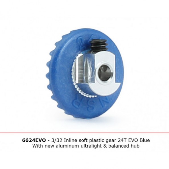 NSR-6324EVO Corona 24 dientes en linea aluminio equilibrada