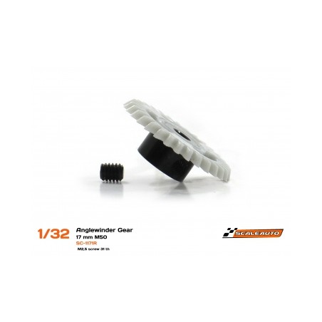 SCALEAUTO SC-1171R CORONA 31 DIENTES ANGLEWINDER PROCOMPT-RS M50 25º Ø17mm