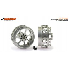 Scaleauto SC-4033D25 llanta aluminio Monza-2 17.2x10mm 2