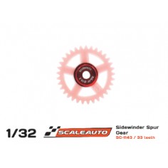 SCALEAUTO SC-1143 CORONA 33 DIENTES SIDEWINDER