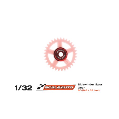 SCALEAUTO SC-1143 CORONA 33 DIENTES SIDEWINDER