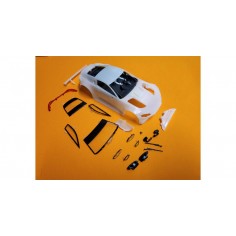SIDEWAYS RC-SWBASV Carrocería ASV GT3 en kit blanca