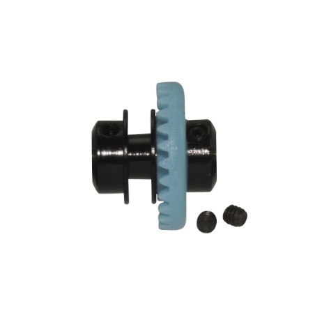 SCALEAUTO SC-1112 CORONA 26 DIENTES IN-LINE EN NYLON AZUL